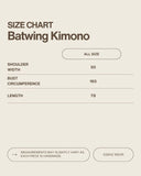 Batwing Kimono in Black on Black