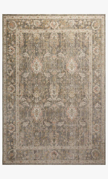 Beatrice Rug in Sage/Blush