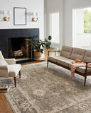 Beatrice Rug in Sage/Blush