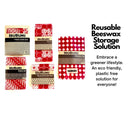 Reusable Beeswax Snack Bags - Tiny Tas
