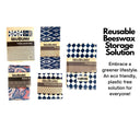 Reusable Beeswax Batik