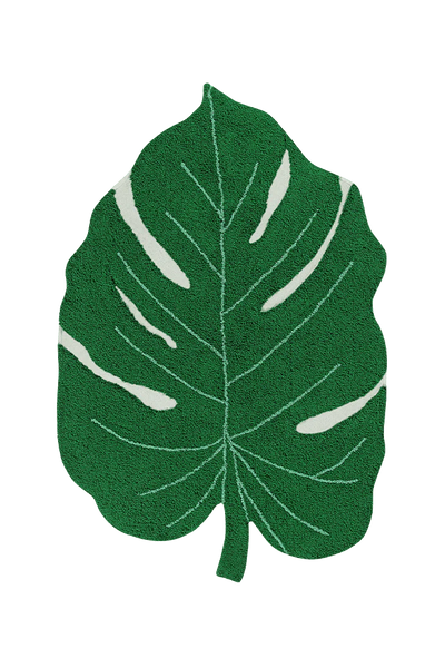 Washable Rug Monstera Leaf