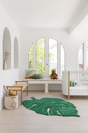 Washable Rug Monstera Leaf