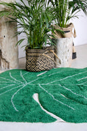 Washable Rug Monstera Leaf