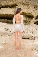 Awan Mini Dress Beige