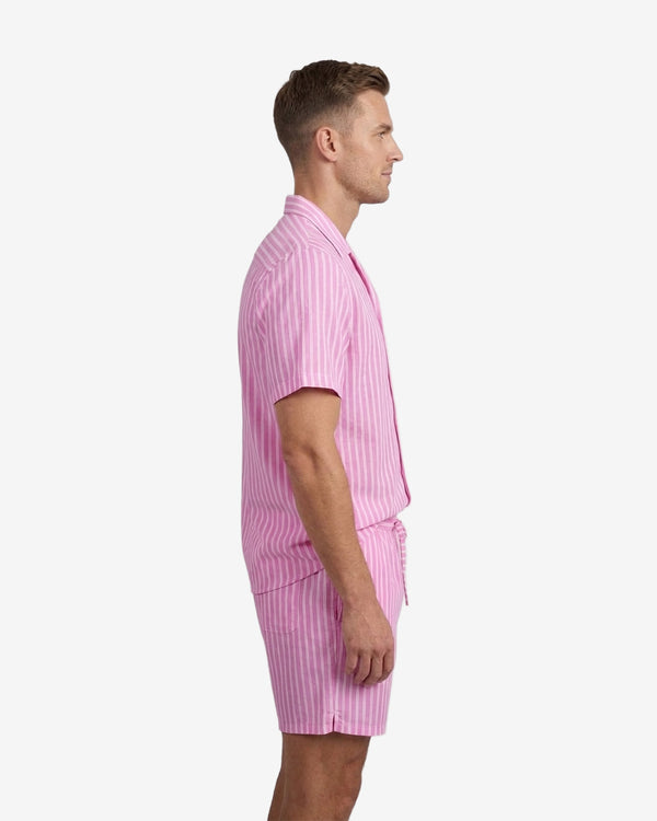 Stripe Shorts Pink