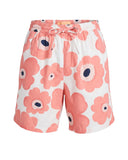 Salmon Flora Shorts