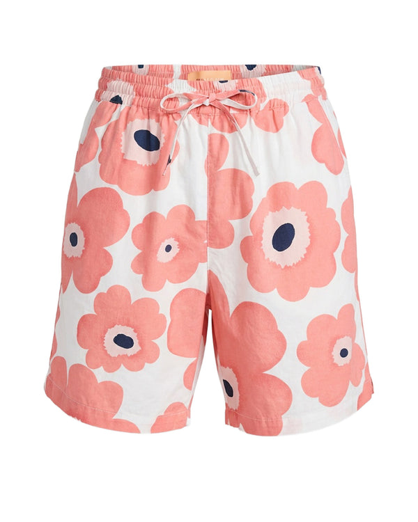 Salmon Flora Shorts