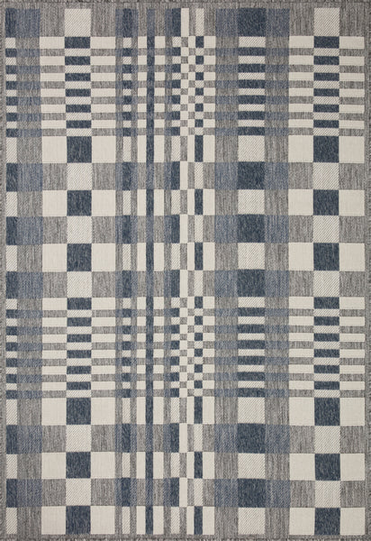 Colombus Rug in Ivory/Denim
