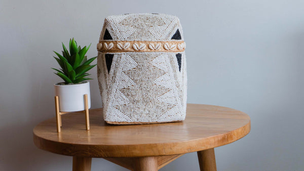 Bali Box basket, Bamboo beads box organizer
