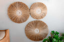 Kaima JUJU Raffia Round Wall Hanging