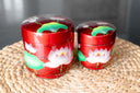 Lotus Trinket Box with Lid in Lacquer