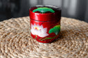 Lotus Trinket Box with Lid in Lacquer