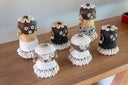 Papou Set of 3 Primitive Statues Made of Wood