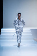 Sari “Shiko Print” W&B | Mantap Runway