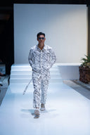 Sari “Shiko Print” W&B | Mantap Runway