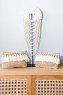 Large Bead Necklace with Seashell