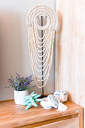 Large Bead Necklace with Seashell