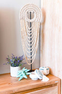 Large Bead Necklace with Seashell