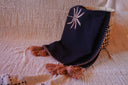 Queen Blanket Palm Leaf Embroidery