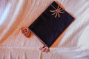 Queen Blanket Palm Leaf Embroidery