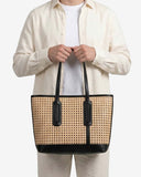 Rattan Shopping Bag Black