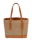 Rattan Shopping Bag Brown