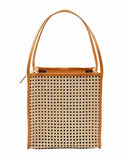 Rattan beach bag