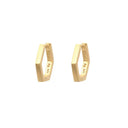 Hexagon Earring Gold