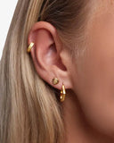 Hexagon Earring Gold