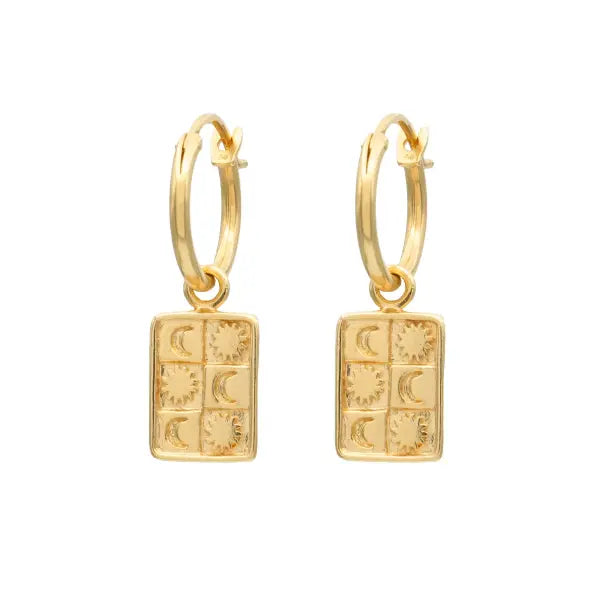 Sole & Luna Earring Gold