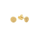 Mandala Earring Stud Gold