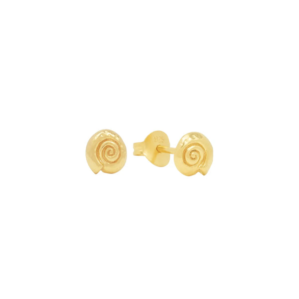 Nautilus Earring Stud Gold