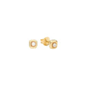 Pearl Earring Stud Gold