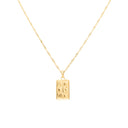 Sole & Luna Necklace Gold – Veria