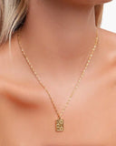 Sole & Luna Necklace Gold – Veria