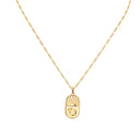 Sunrise & Moonlight Necklace Gold – Malia