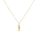 Seahorse Necklace Gold – Lanea