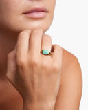 Summers Day Ring Gold – Turquoise