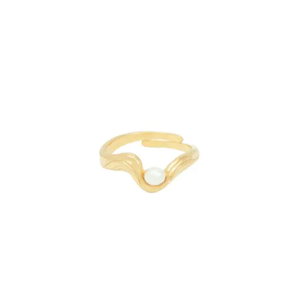 River Twist Ring Gold