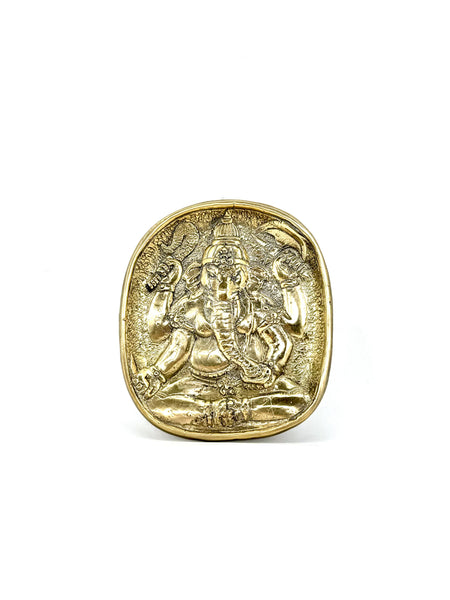 Ganesh Brass Tray