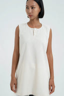 Sleeveless Back Pocket Tunic