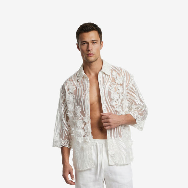 Unspoken Waves Overshirt