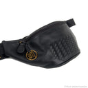 Prahasta Bag in Black with Woven Leather Details