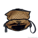 WIRATA Bag No. II in Black with Woven Leather Details