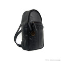 Laksman Bag No. II in Black with Woven Leather Details