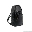 Laksman Bag No. II in Black with Woven Leather Details