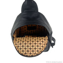 Laksman Bag No. II in Black with Woven Leather Details