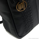Laksman Bag No. II in Black with Woven Leather Details