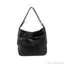 BANNOWATI Bag No. II in Black with Woven Leather Details